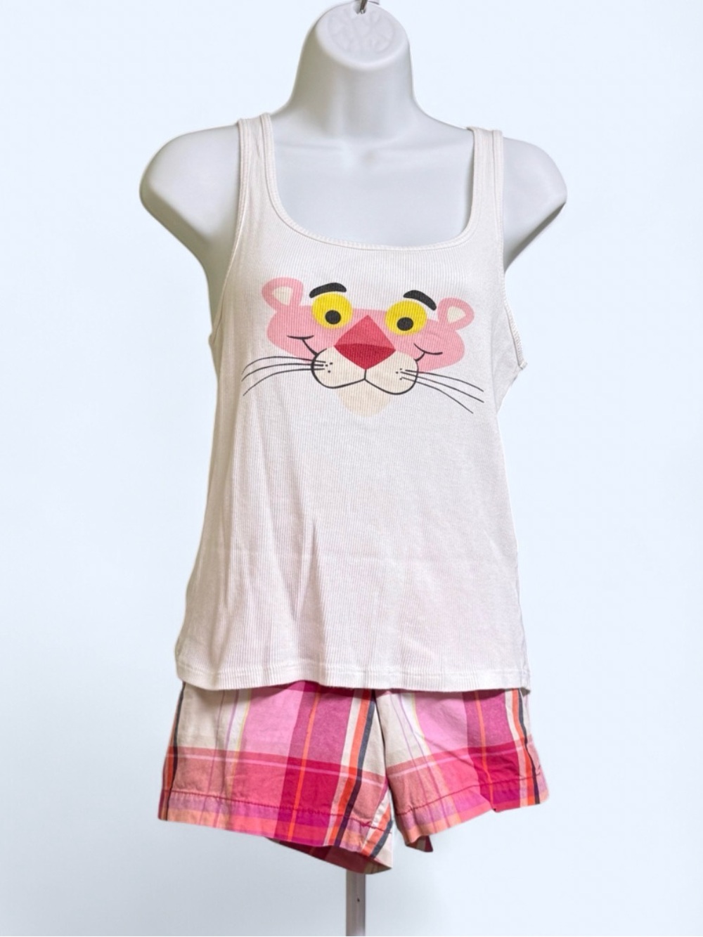 Pink Panther Baby Tee Ribbed Tank